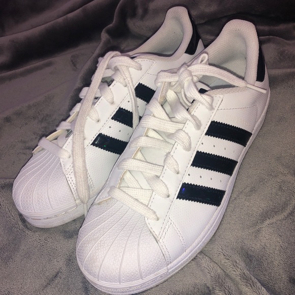 black stripe superstars
